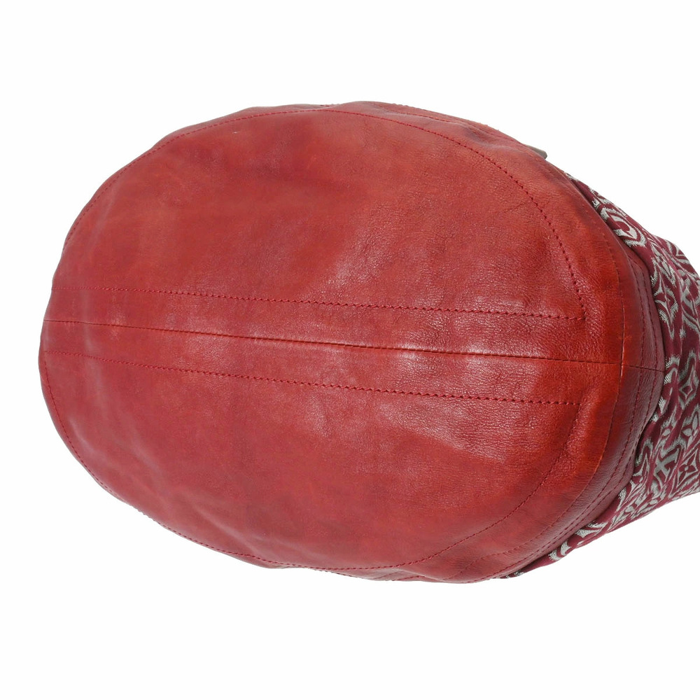 LOUIS VUITTON Aviator Pre Fall Collection Bordeaux Purple Red Leather Jacquard - Picture 4 of 11